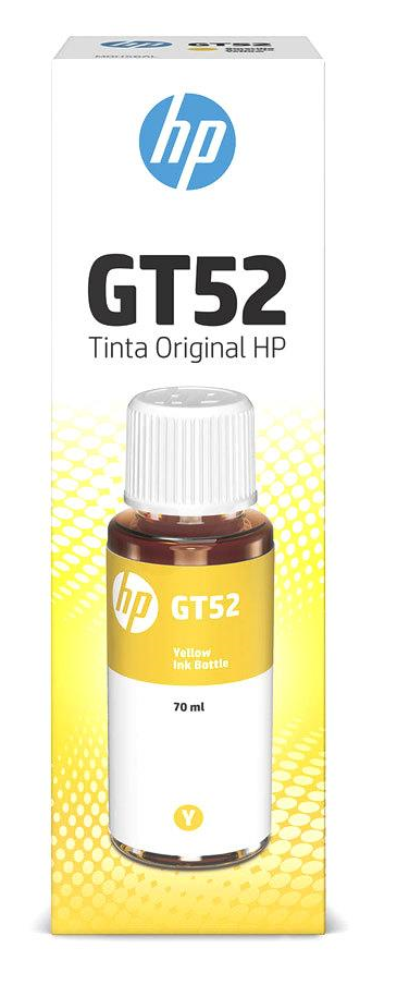 Botellas de tinta hp gt52 yellow